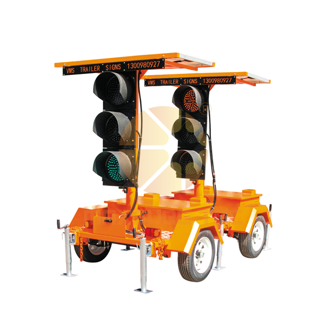 Unité de feux de signalisation solaires