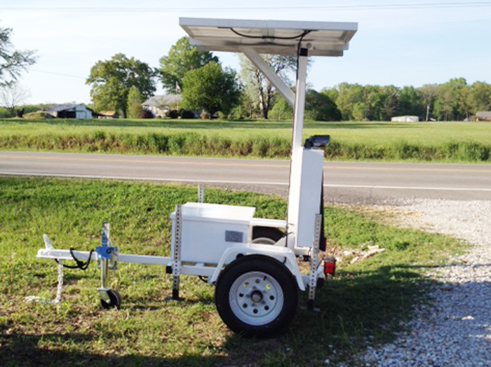 Unité de signalisation de vitesse radar personnalisée pour une entreprise d'Océanie